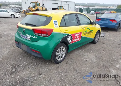 2018 Kia Rio Lx из США, поврежденный, VIN 3KPA25AB8JE059432